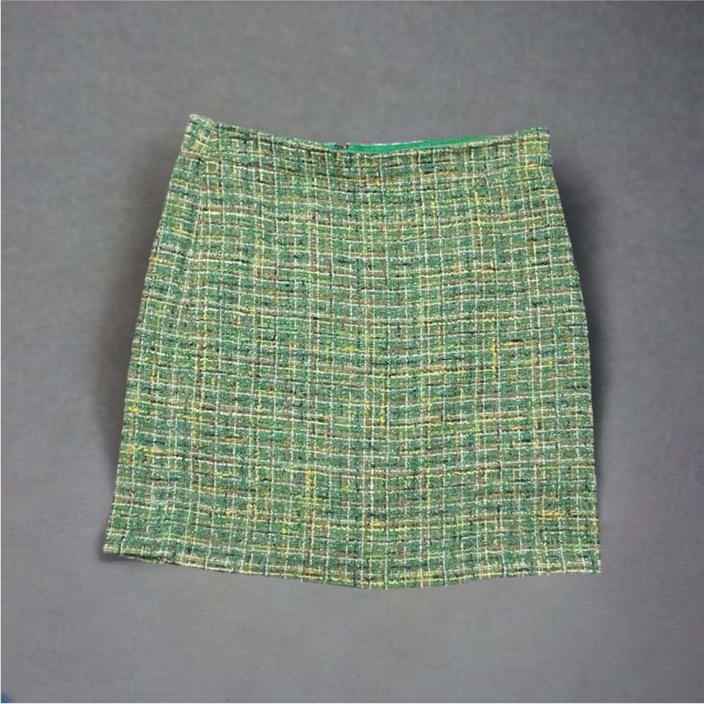 Green Easter brat green Tweed Skirt